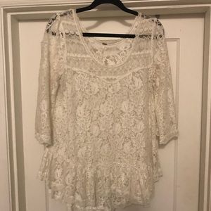 Free People Lace Top - excellent condition!